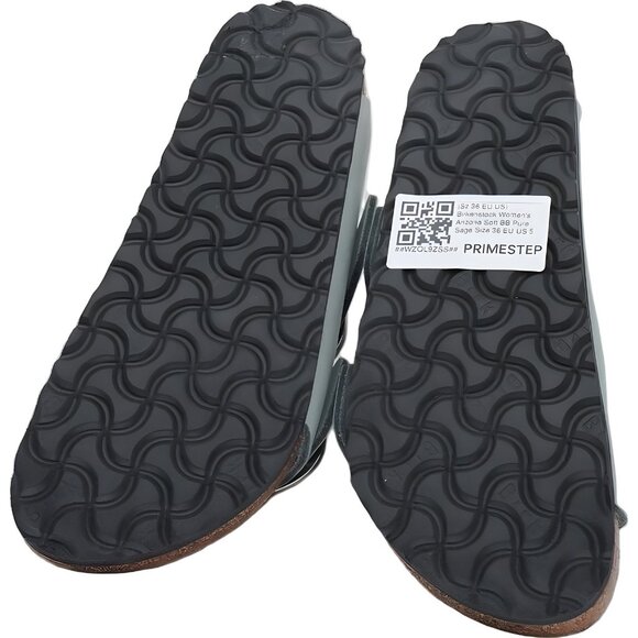 Birkenstock Arizona Pure Sage Soft Footbed Double Buckle Sandals Women's US 5 - Picture 6 of 6